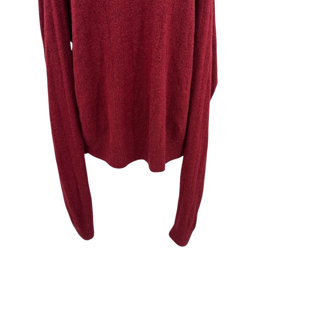 Furst of a Kind‎ Sweater Cold Shoulder Harness Buckle Red One Size - Picture 6 of 11